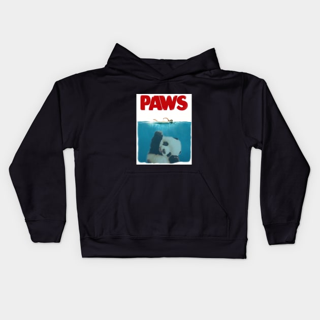 Paws-panda Kids Hoodie by Magyarvagyok